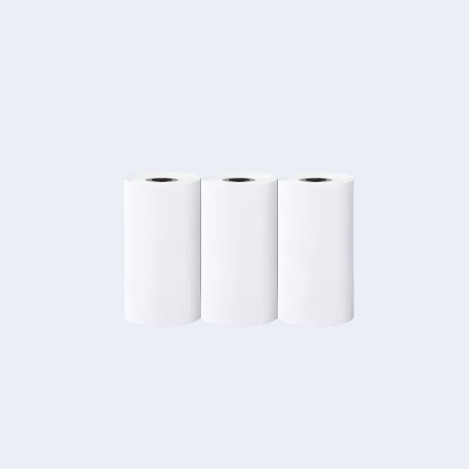 3 x White Thermal Paper Rolls